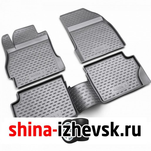 Коврик Autofamily коврик в салон полиуретановый черный для MAZDA 2 2007- в Ижевске